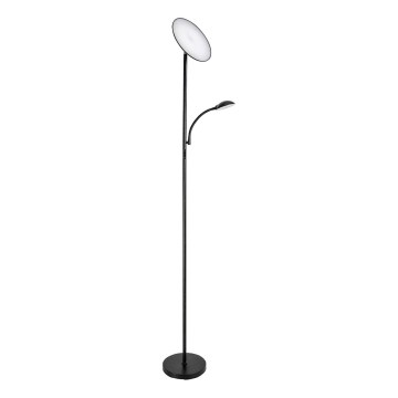 Rabalux - Lámpara de pie LED regulable LED/23W/230V 3000/4200/6500 negra