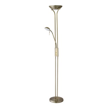 Rabalux - Lámpara de pie regulable 1xR7s/230W + 1xG9/40W