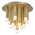 Rabalux - Lámpara de techo 13xG9/5W/230V color dorado, diámetro 34 cm