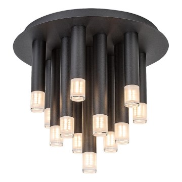 Rabalux - Lámpara de techo 13xG9/5W/230V negra diámetro 34 cm