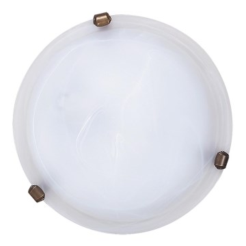 Rabalux - Lámpara de techo 1xE27/60W/230V cristal alabastrino