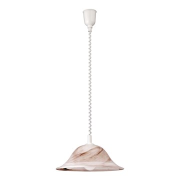 Rabalux - Lámpara de techo 1xE27/60W/230V cristal alabastrino
