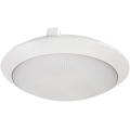 Rabalux - Lámpara de techo exterior con sensor de movimiento 1xE27/9W/230V IP65 Ø 30 cm blanca