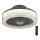 Rabalux - Lámpara de techo LED regulable con ventilador LED/30W/230V 3000-6000K + mando a distancia