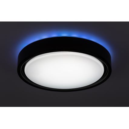 Rabalux - Lámpara de techo LED RGB regulable con sensor, LED/28W/230V 2700-5000K, Ø 36 cm + mando a distancia