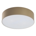 Rabalux - Lámpara de techo para exterior 2xE27/9W/230V Ø 29 cm IP43 beige