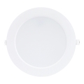 Rabalux - Lámpara empotrable LED LED/18W/230V 3000K diá. 22 cm blanco