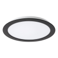 Rabalux - Lámpara empotrable LED LED/18W/230V diá. 22 cm negro