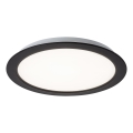 Rabalux - Lámpara empotrable LED LED/18W/230V diá. 22 cm negro