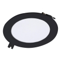 Rabalux - Lámpara empotrable LED LED/6W/230V 3000K diá. 12 cm negro