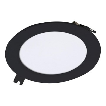 Rabalux - Lámpara empotrable LED LED/6W/230V 3000K diá. 12 cm negro