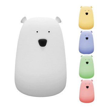Rabalux - Lámpara infantil LED RGB LED/0,4W/5V 1200 mAh oso