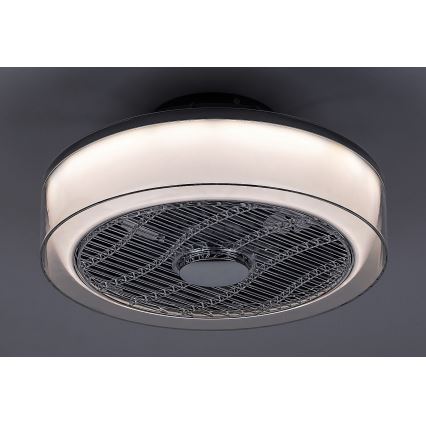 Rabalux - Lámpara de techo LED regulable con ventilador LED/30W/230V 3000-6000K + mando a distancia