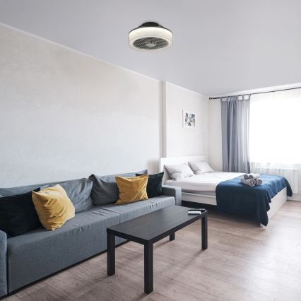 Rabalux - Lámpara de techo LED regulable con ventilador LED/30W/230V 3000-6000K + mando a distancia