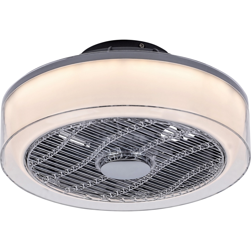 Rabalux - Lámpara de techo LED regulable con ventilador LED/30W/230V 3000-6000K + mando a distancia