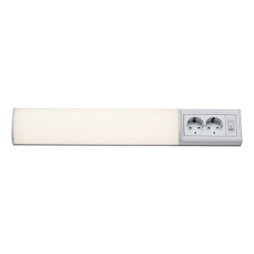 Rabalux - Lámpara LED debajo del gabinete con 2 enchufes LED/10W/230V 4000K 50 cm blanco