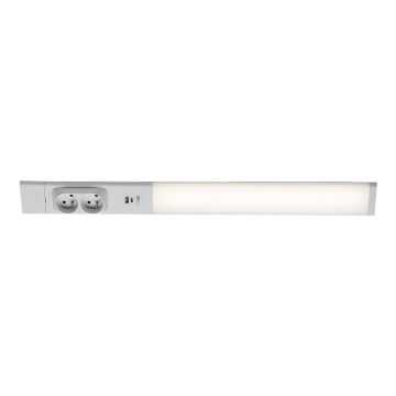 Rabalux - Lámpara LED para debajo del mueble de cocina con enchufes LED/18W/230V 4000K 60 cm blanco