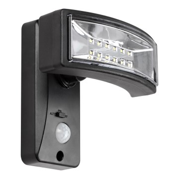 Rabalux - Lámpara solar LED con sensor LED/2,4W/3,7V IP44 1200 mAh