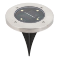Rabalux - Lámpara solar LED exterior con sensor LED/0,24W/1xAA 400 mAh negra IP44