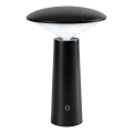 Rabalux - LED Lámpara de mesa táctil recargable y regulable POLPERRO LED/3W/3,7V 1200mAh negro
