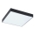 Rabalux - Luminaria de techo LED/18W/230V 3000-6000K IP44 negro 17,5x17,5 cm