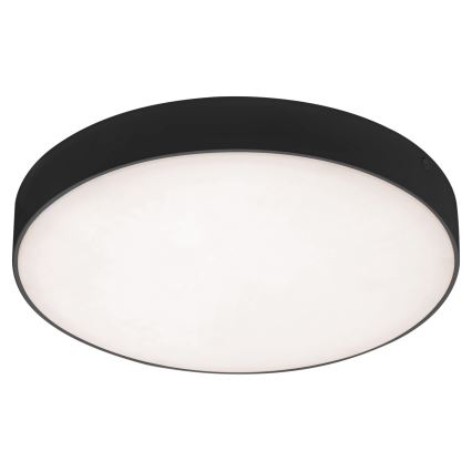Rabalux - Plafón LED/18W/230V 2800-6000K IP44 negro, Ø 17,5 cm