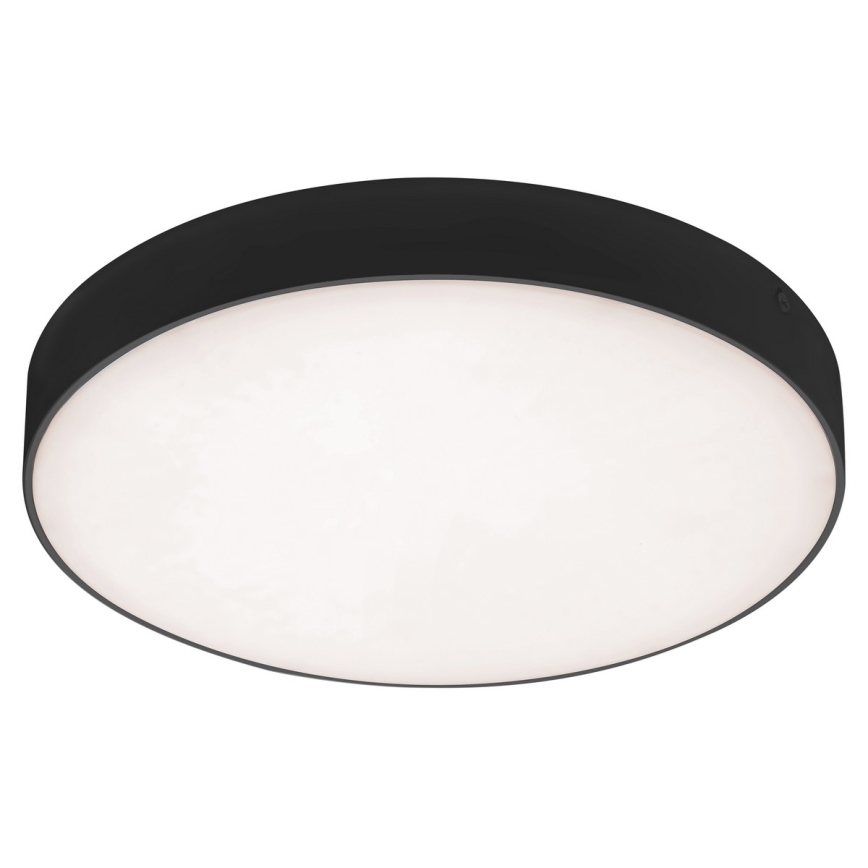 Rabalux - Plafón LED/18W/230V 2800-6000K IP44 negro, Ø 17,5 cm