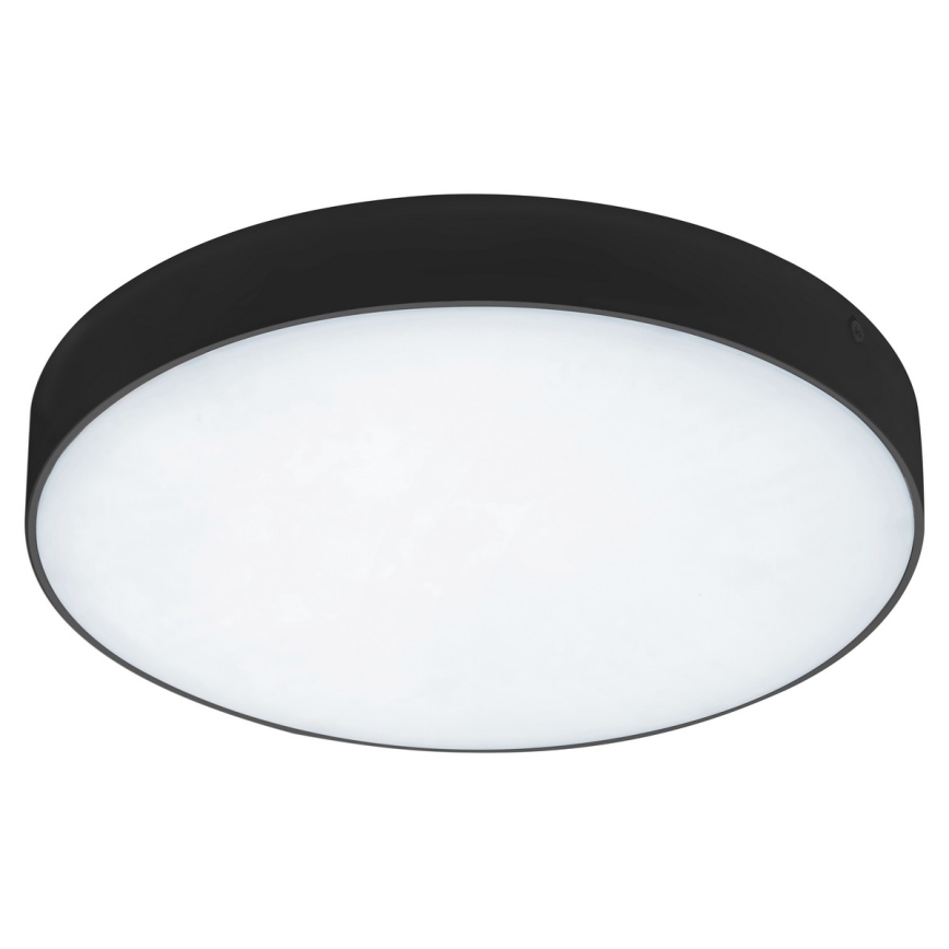 Rabalux - Plafón LED/18W/230V 2800-6000K IP44 negro, Ø 17,5 cm