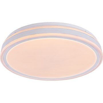 Rabalux - Luminaria de techo LED regulable LED/23W/230V 3000-6500K Ø 38,5 cm negra + control remoto