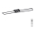 Rabalux - Luminaria de techo LED regulable LED/38W/230V 3000-6500K Wi-Fi Tuya + mando a distancia 20x102 cm