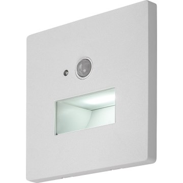Rabalux - Luminaria LED para escalera con sensor de movimiento y sensor crepuscular LED/1W/230V 3000/4500/6500K blanco
