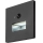 Rabalux - Luminaria LED para escalera con sensores de movimiento y crepúsculo LED/1W/230V 3000/4500/6500K negra