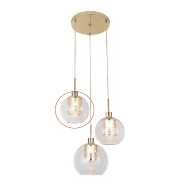 Rabalux - Pantalla de recambio diá. 19 cm transparente
