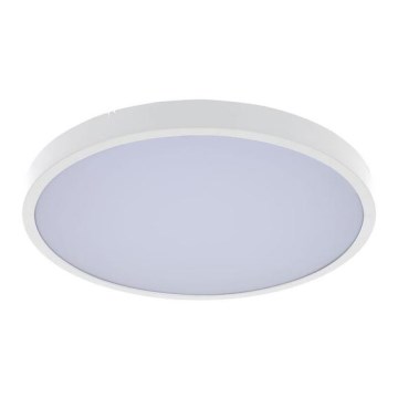 Rabalux - Plafón de baño LED regulable LED/24W/230V 3000-6000K IP44 d. 35,5 cm blanco + mando a distancia