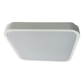 Rabalux - Plafón de baño LED regulable LED/36W/230V 3000-6000K IP44 42x42 cm blanco + mando a distancia