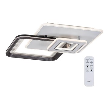 Rabalux - Plafón de techo LED regulable 48W/230V 3000K/4000K/6000K + mando a distancia 49,5x49,5 cm
