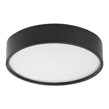 Rabalux - Plafón LED con sensor LED/19W/230V IP44 4000K diá. 28,5 cm negro