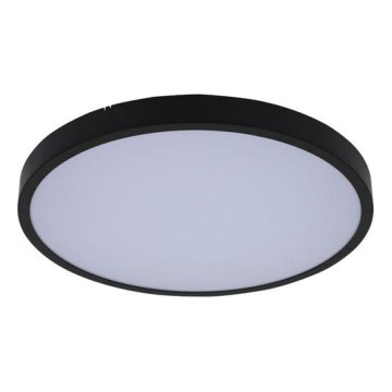 Rabalux - Plafón LED de baño LED/18W/230V 3000/4000/6000K IP44 diá. 30,5 cm negro