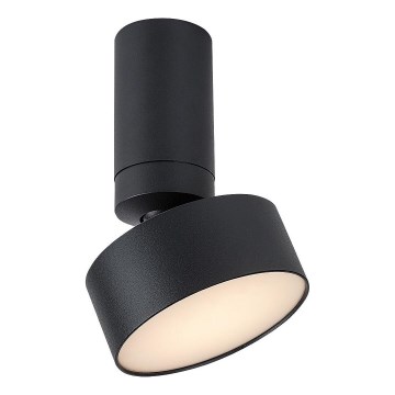 Rabalux - Plafón LED de techo 10 W/230 V 3000 K negro Ø 11 cm