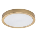 Rabalux - Plafón LED de techo para baño LED/30W/230V Ø 30 cm IP44 dorado