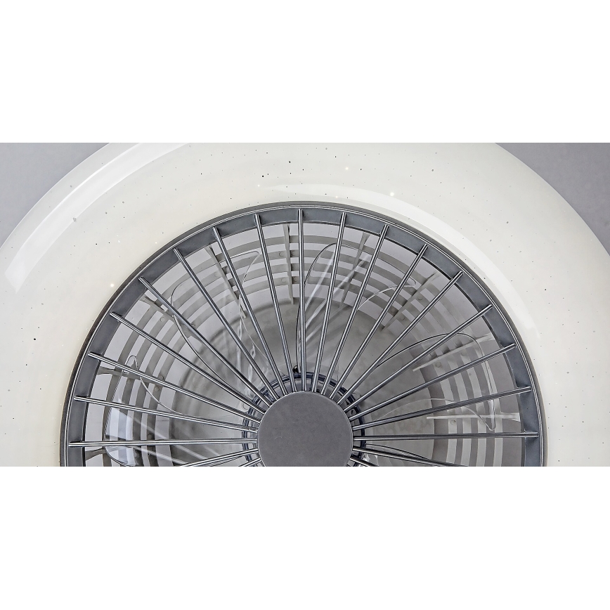 Rabalux - Plafón LED regulable con ventilador LED/30W/230V 3000-6500K + mando a distancia