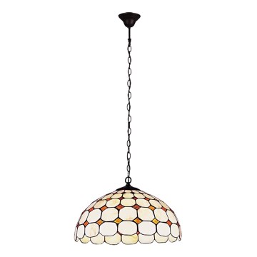 Rabalux - Tiffany Lámpara colgante de vidriera con cadena 2xE27/60W/230V
