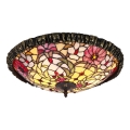Rabalux - Tiffany, lámpara de techo con vitral, 2xE27/60W/230V, Ø 44 cm
