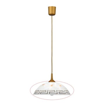 Rabalux - Vidrio de repuesto para lámpara de araña E27 diá. 30 cm