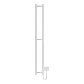 Radiador de baño HF SLIM 80W/230V 117x14 cm blanco angular