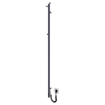 Radiador de baño RAY 35W/230V 150x30 cm IP44 acero inoxidable/antracita