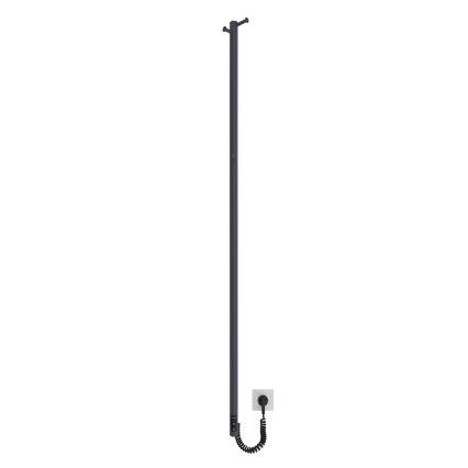 Radiador de baño RAY 35W/230V 150x30 cm IP44 acero inoxidable/antracita