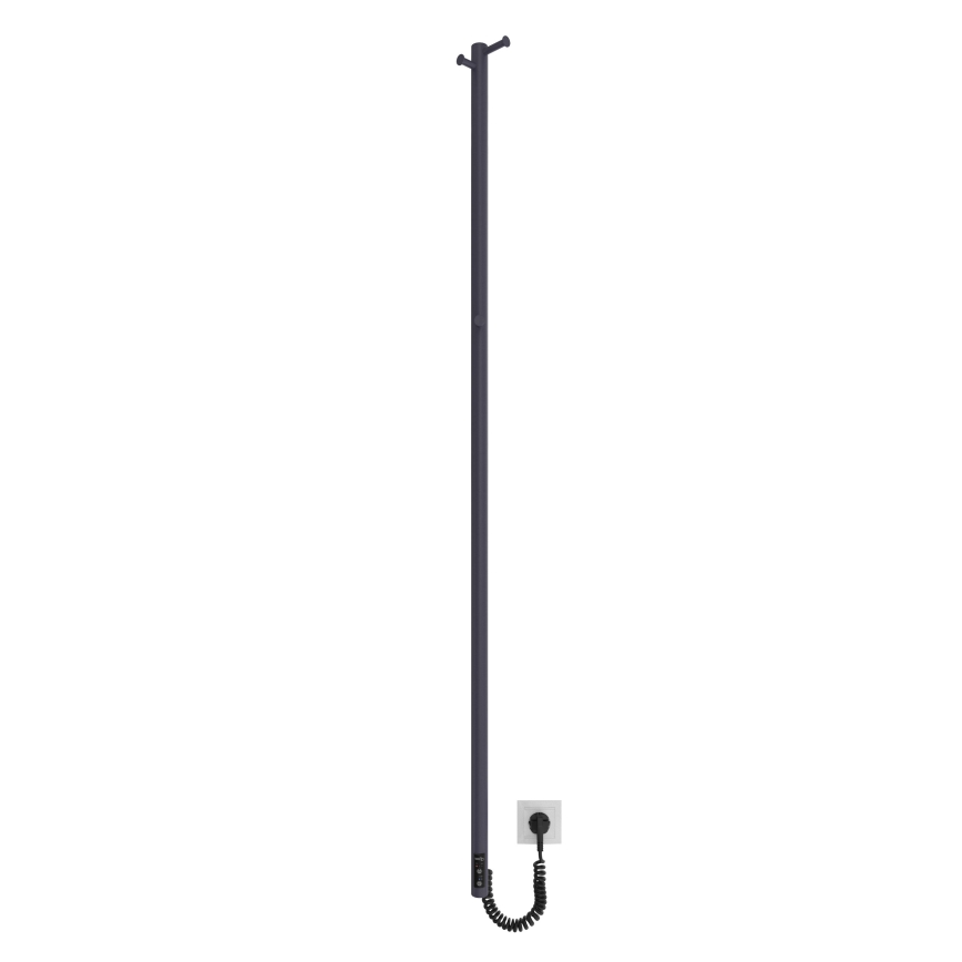 Radiador de baño RAY 35W/230V 150x30 cm IP44 acero inoxidable/antracita