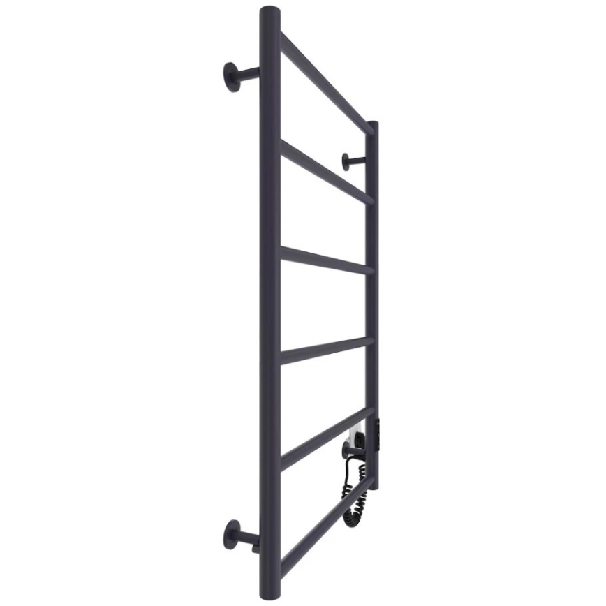 Radiador toallero de baño CLASSIC 110W/230V 81x52 cm acero inoxidable/antracita lado derecho