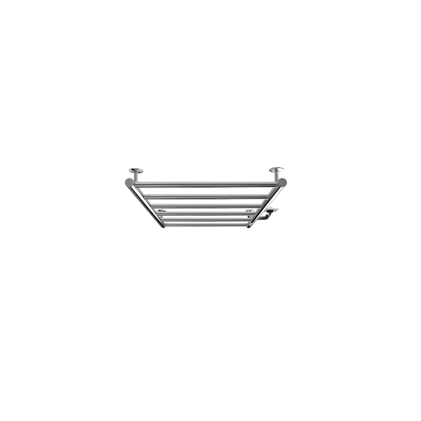 Radiador toallero de baño CLASSIC 110W/230V 81x52 cm acero inoxidable/cromo brillante derecho